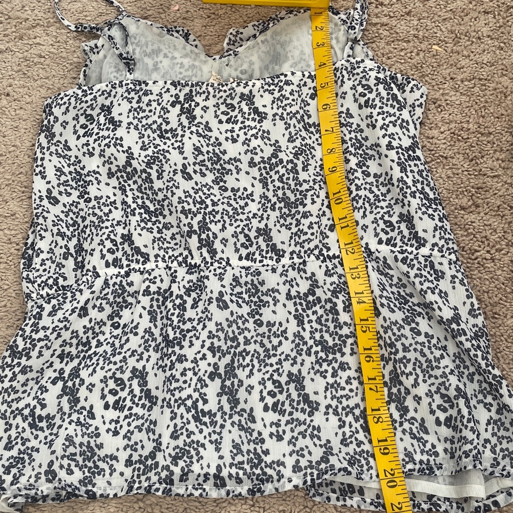 Mudd Spaghetti Strap Ruffle Blouse‎ - Picture 4 of 5